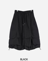 ナイロンカーゴバミューダパンツ