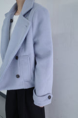 Powder double short coat (2color)