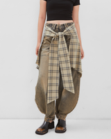 Tartan Wrapped Skirt