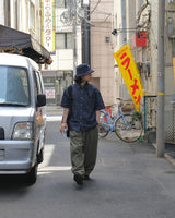 SN Non Fade デニムハーフシャツ