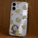 [MADE]ツライ バナナ マグセーフ クリア iPhone ケース