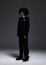 グラフィックピグメントロングスリーブ (BLACK)