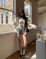 バンビスリムロングスリーブTシャツ