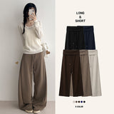 Side Shirring Blossom Folding Banding Pants (5 colors)
