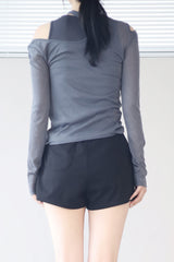 ティラシースルーセットアップTシャツ