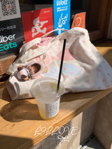 [by LILLOVE] cherrybell cotton bag (reversible)