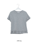 Siana Frill Dot Short Sleeve Tee