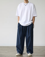 KP ディープスリットハーフTシャツ ホワイト