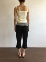 Over-banded Capri Pants (3color)