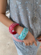 Flower pop color bangle(5c)