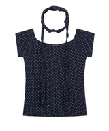 オフ ドット Tシャツ(navy)