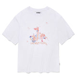 フィッシングピープルグラフィックルーズフィットTシャツ [WHITE]
