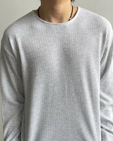 ソフクロップワッフルロングスリーブ