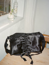 Ruffle envelope bag_black