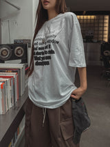 ドリーミングプリンティングオーバー半袖Tシャツ