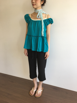 Over-banded Capri Pants (3color)