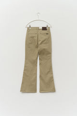 (W) Pot Gabardine Bootscut Pants