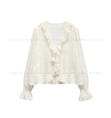 Eileen Ruffle Blouse