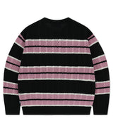 MESH STRIPE KNIT