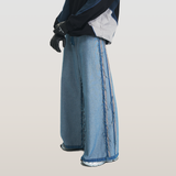 RELABEL 23AW デコンストラクトサイドシームパッチワークジーンズ