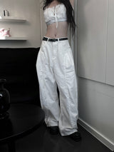 cut-line volume-up wide pants