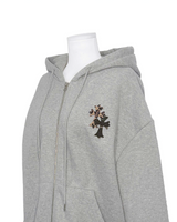 connect patch napping mens hoodie zip
