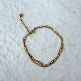 Vintage Double Chain Bracelet