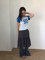 Glass Dot Frill Skirt (2color)