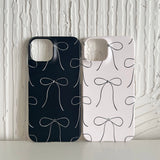 RIBBON ILLUST HARD CASE_BLACK