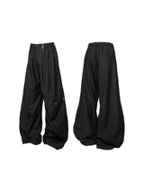 RELABEL 24AW クリサリス - サイレンス マチェーテ カット アンド プリーツ 立体プリーツ デコンストラクト スーツ パンツ
