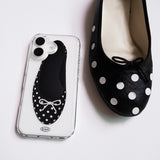 [jellyhard] black dot shoes case 