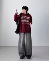 Ruby Mohair Hood Knit
