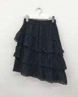 ローザ アシンメトリカル フリル スカート (3color)