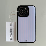 Natural line Purple  epoxy bumper case
