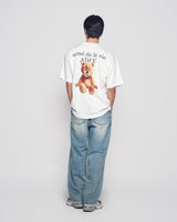 25FW ACベアベーシックロゴ半袖Tシャツ クリーム