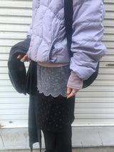 dot corduroy skirt