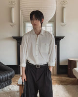 ソバン エポーレット クロップ ロングスリーブ シャツ