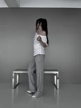 pretty emotion bootcut training pants (2color)