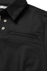 SHAN 2WAY シャツジャケット BLACK