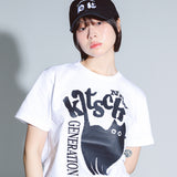KITSCH CAT SHORT SLEEVE (WHITE)