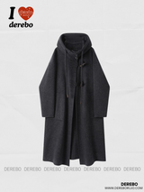 standard wool hooded long coat