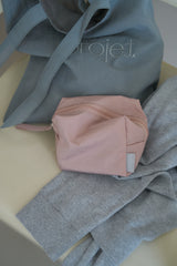 puff pouch (pink_nylon)