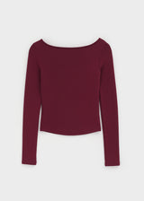 [MADE] Lemedy Boat Neck Long Sleeve T-shirt