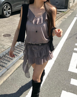 ラブオブスリムデイフリルカーディガン