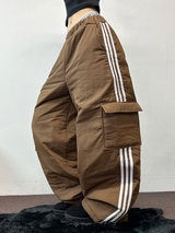 TRACK CARGO STRING PADDING PANTS ❤🖤🤎💚💙5COLOR