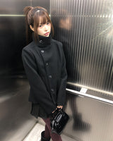 Yuha Double High-Neck Wool Coat