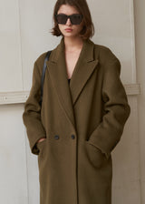 WOOL DOUBLE OVERCOAT