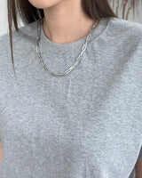 ルードクロップド半袖Tシャツ