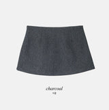 Winter Wool A-line Mini Skirt (5color)