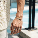 Golden Feather Bracelet